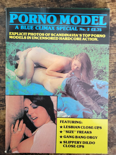 Porno Model Magazine A Blue Climax Special No 2 Small Format